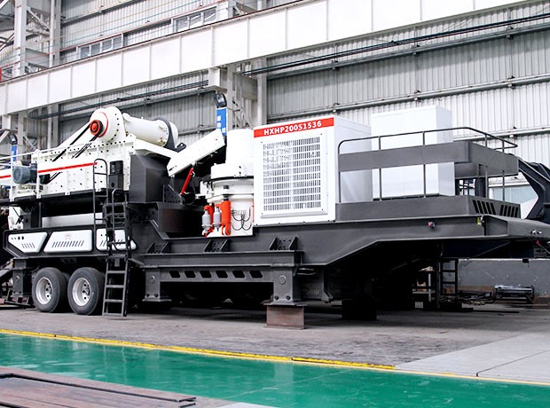 履帶圓錐移動破碎站